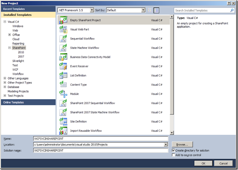 Bytes Matters: Hosting WCF Service Inside SharePoint 2010